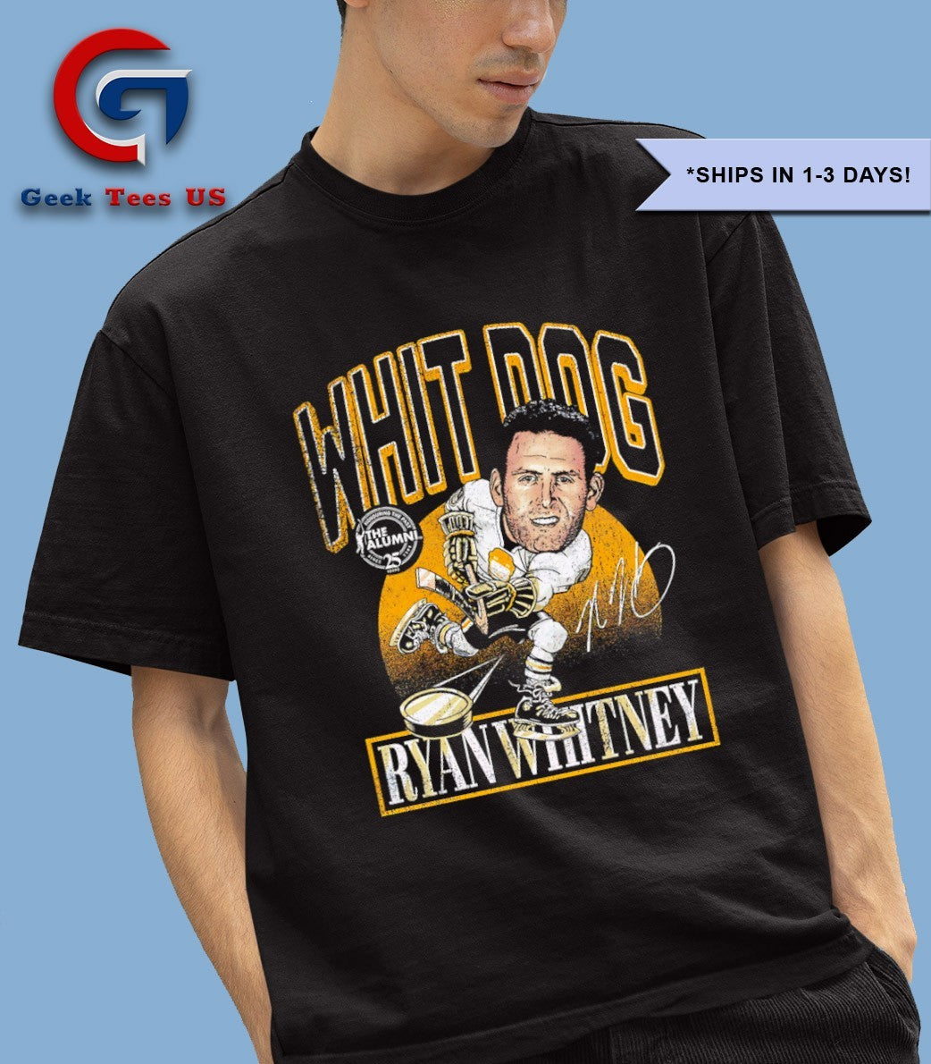 Whit Dog Ryan Whitney Pittsburgh Penguins hockey caricature shirt