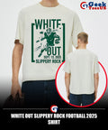 White out Slippery Rock football 2025 shirt