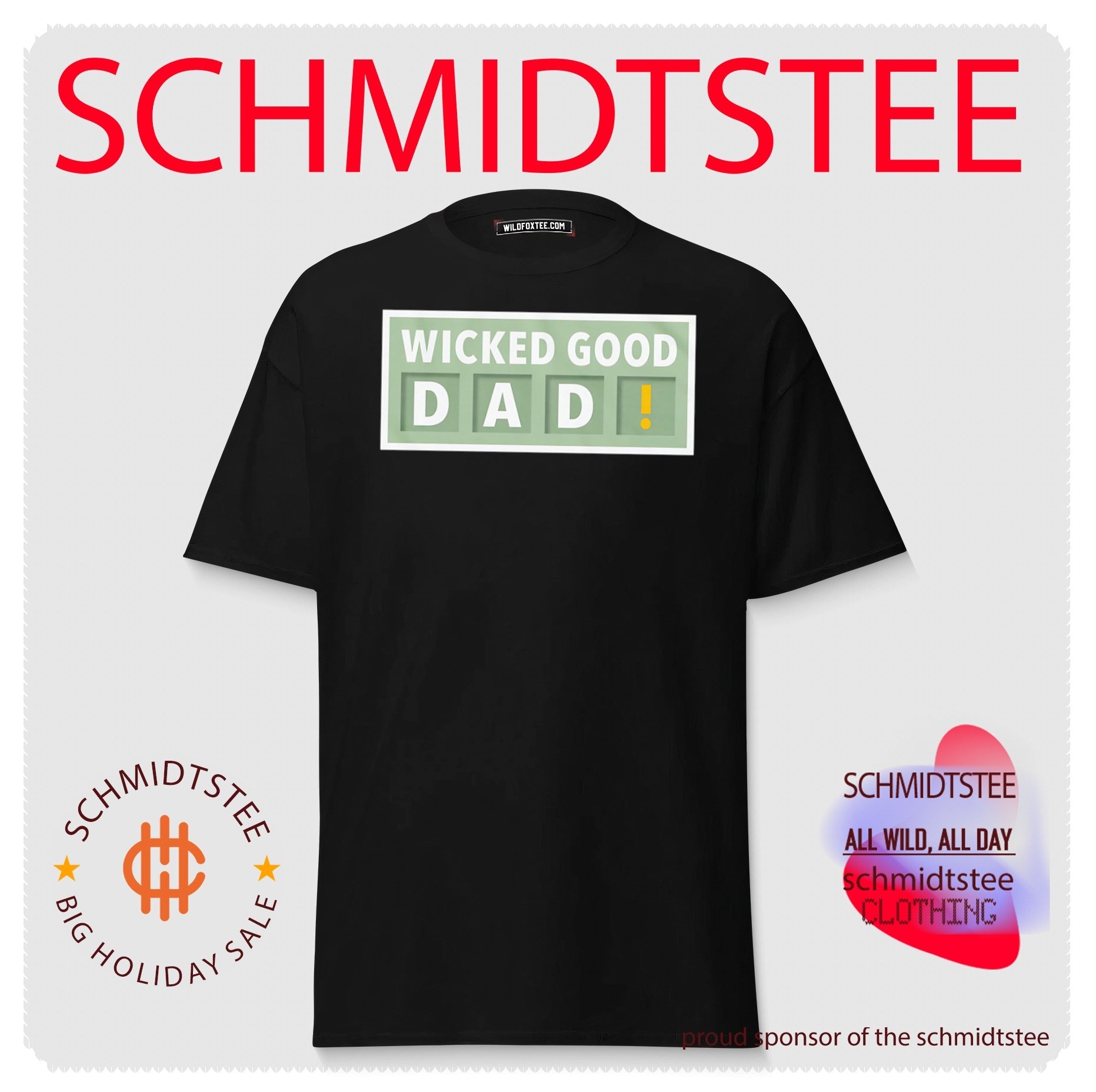 Wicked Good Dad Scoreboard shirt