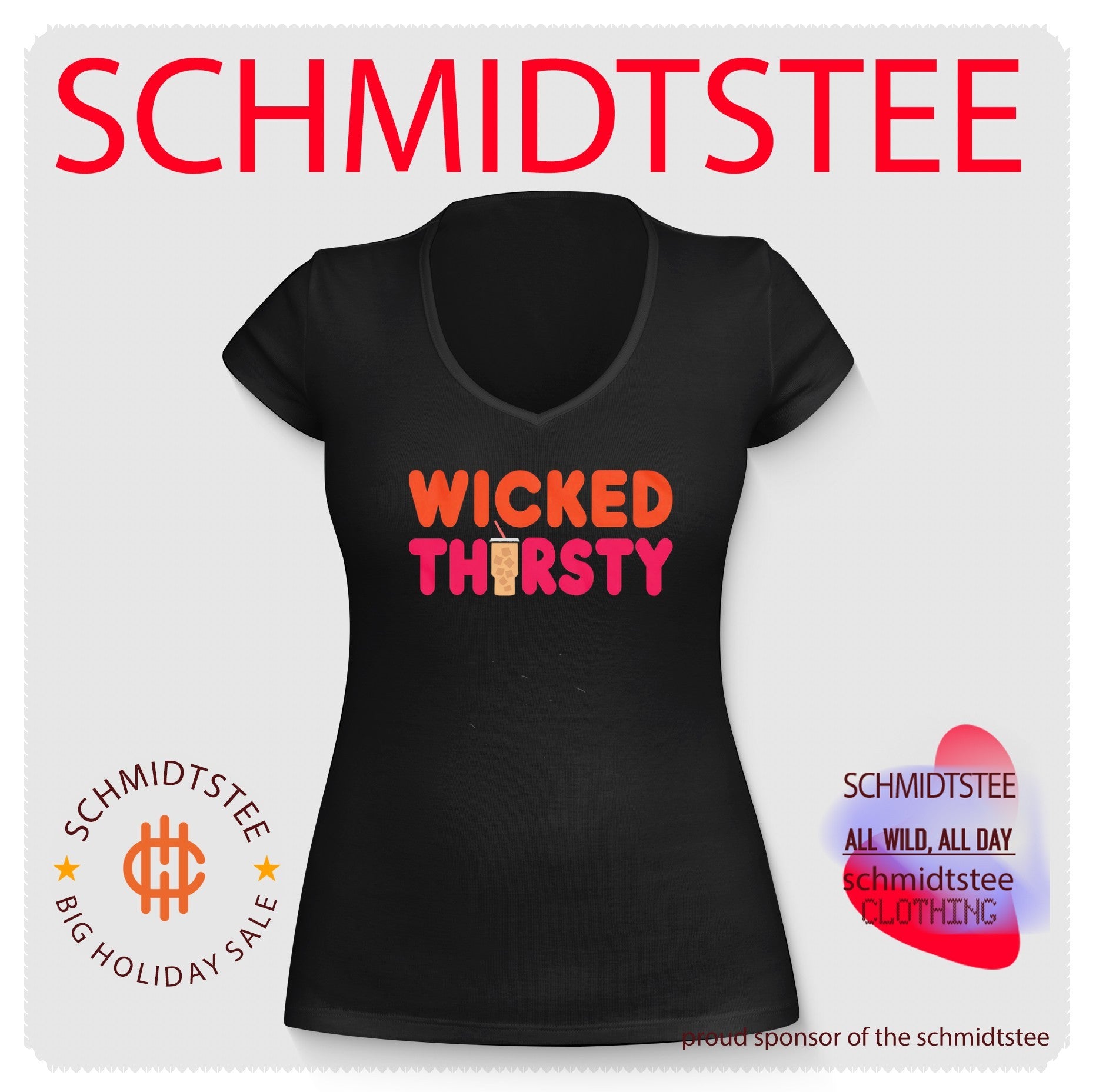 Wicked Thirsty Iced Coffee shirt
