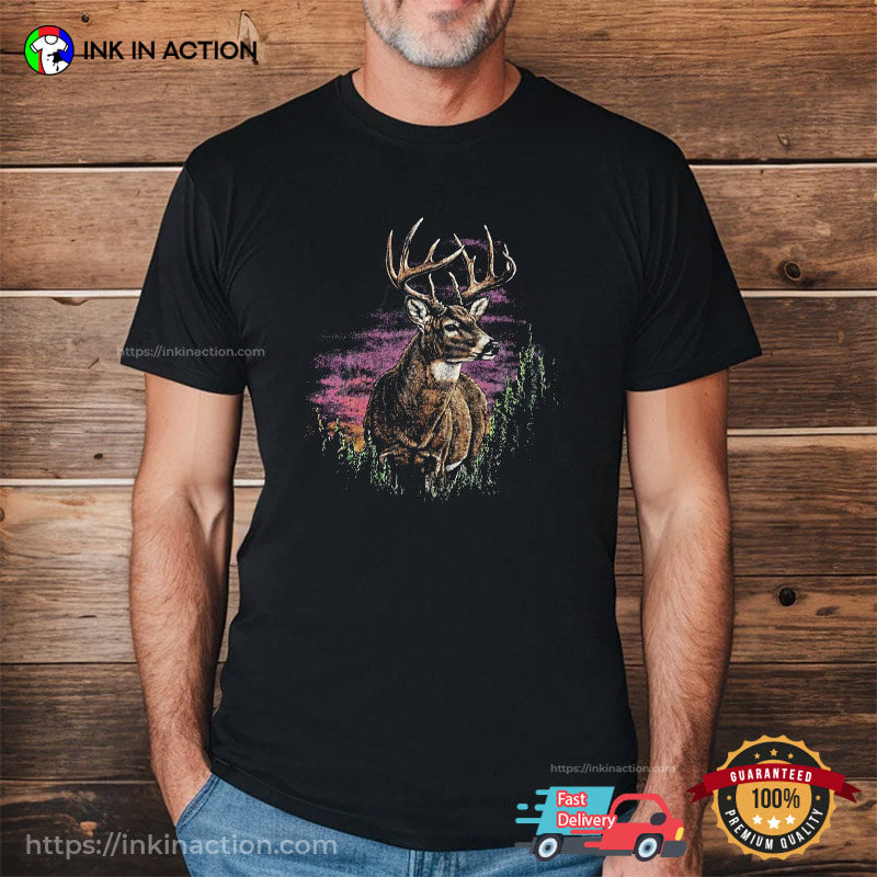 Wild Deer Hunting 90s Graphic Tee
