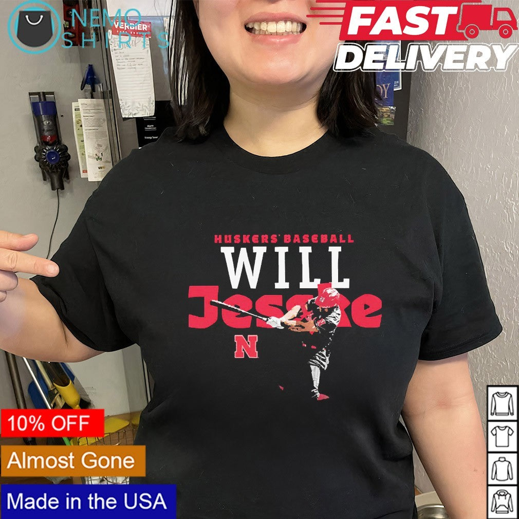 Will Jesske Nebraska Huskers baseball player shirt