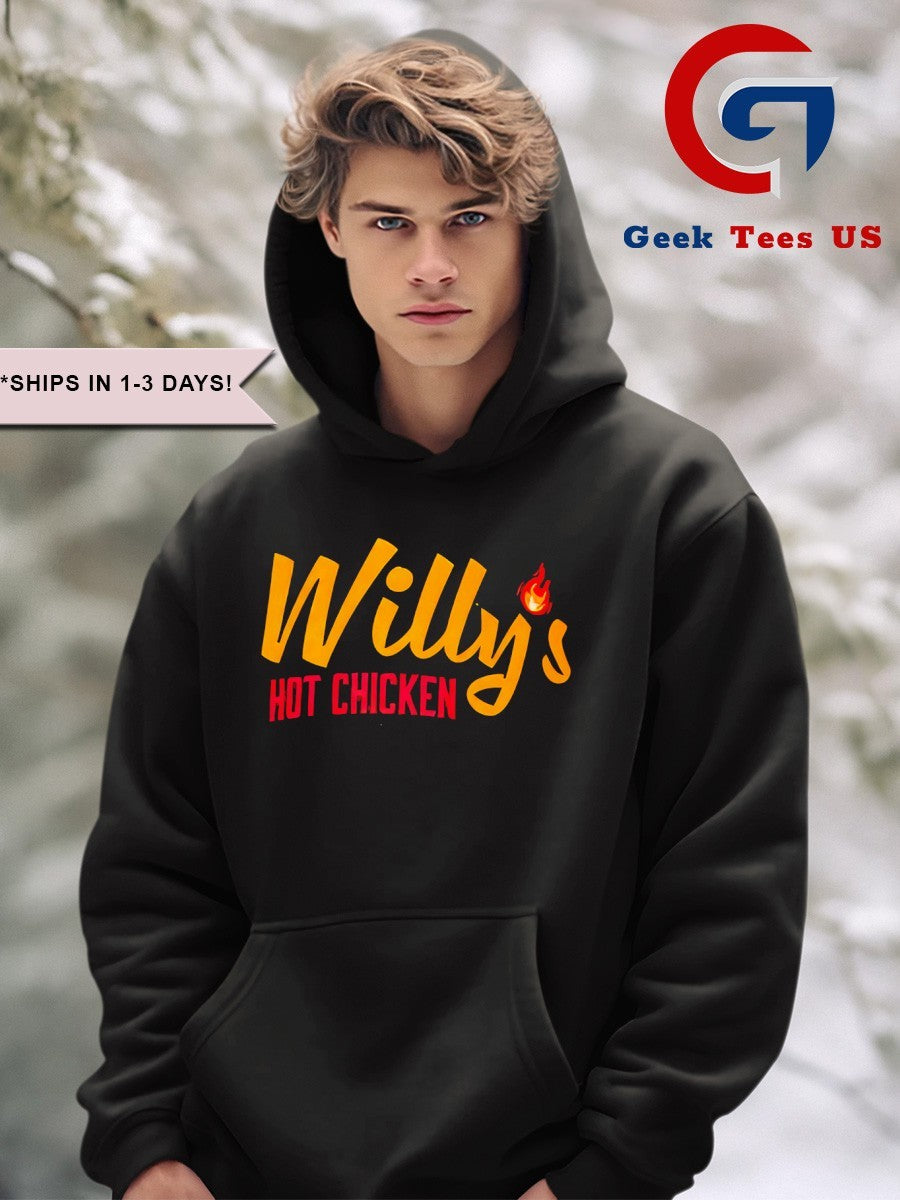 Willy hot chicken canes shirt