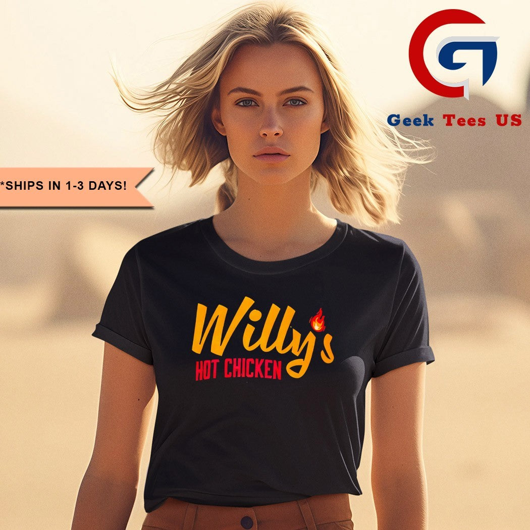 Willy hot chicken canes shirt