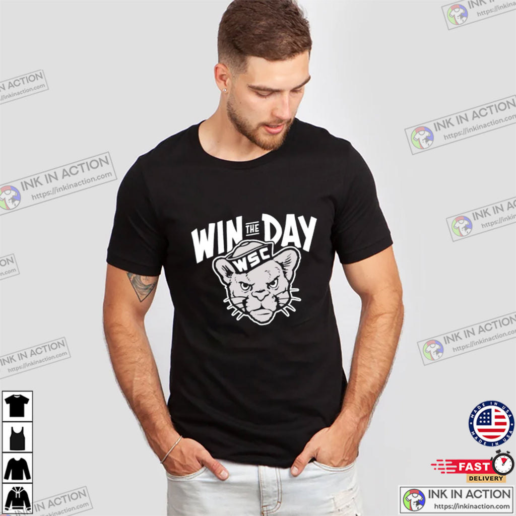 Win The Day Wsc Cougar Mascot Shirt