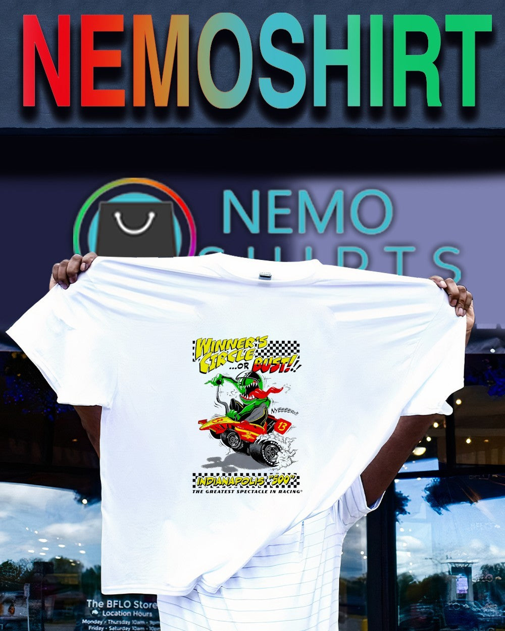 Winner’s Circle or Bust Indianapolis 500 shirt