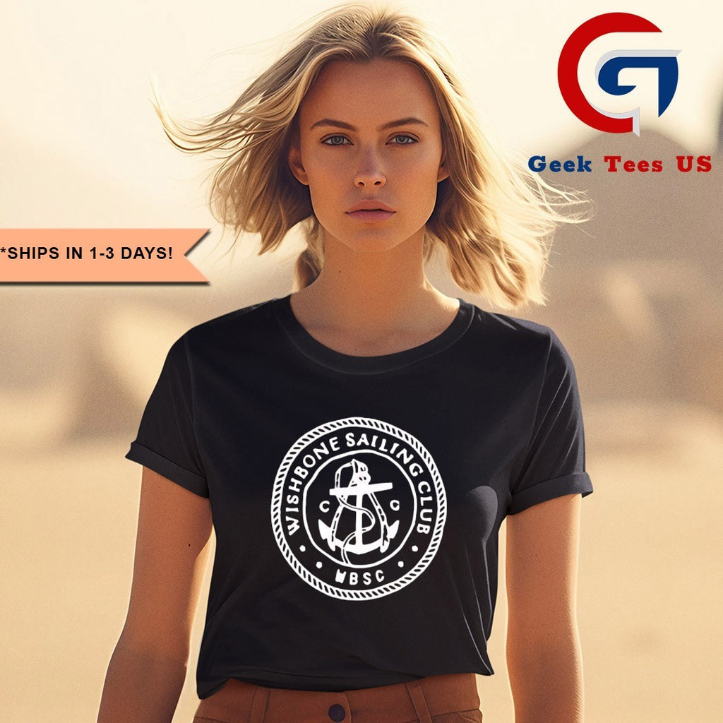 Wishbone Sailing Club WBSC logo shirt