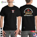 With A Great Mustache Comes Great Responsibility American Firefighter Shirt