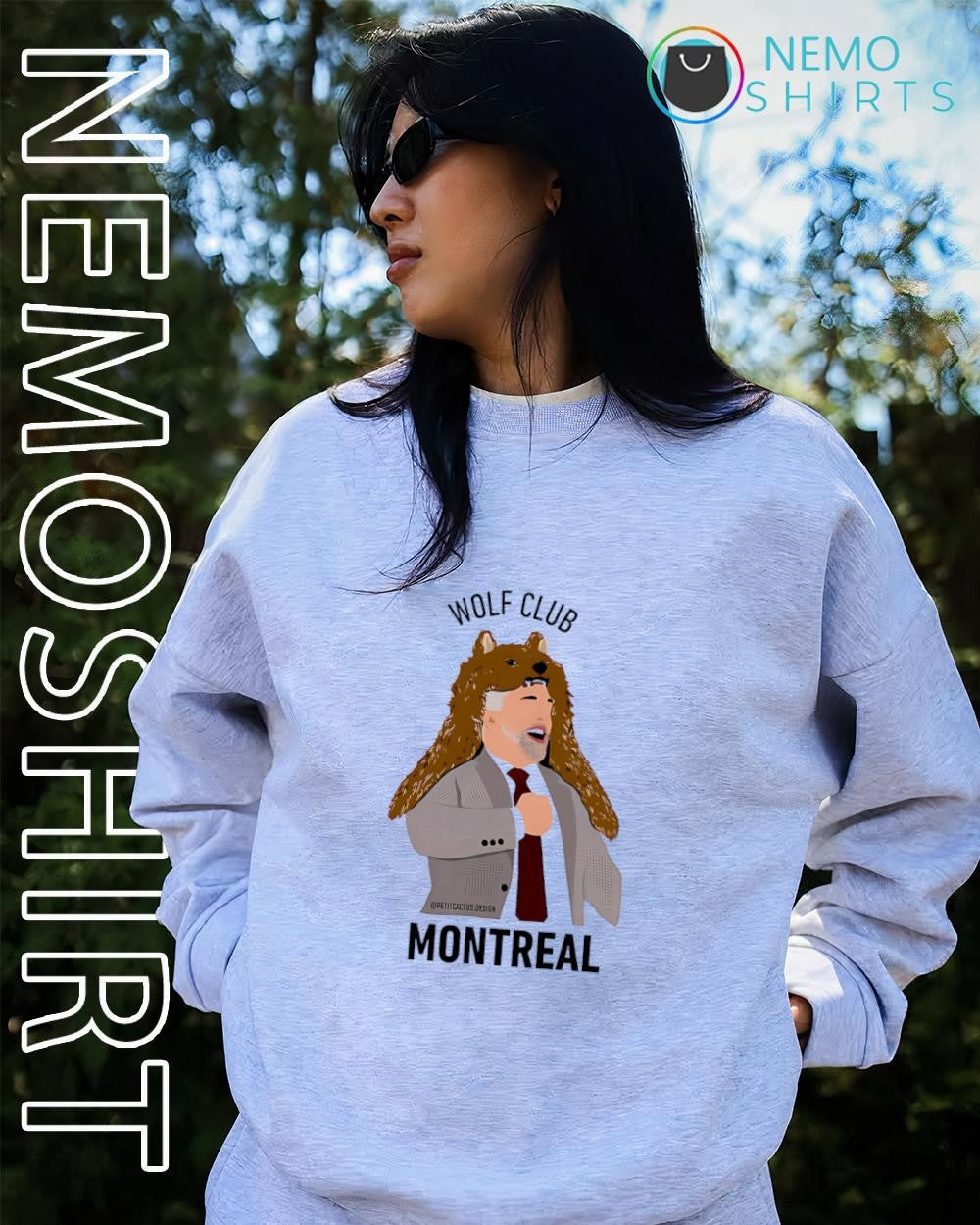Wolf Man the Wolf of Montreal shirt