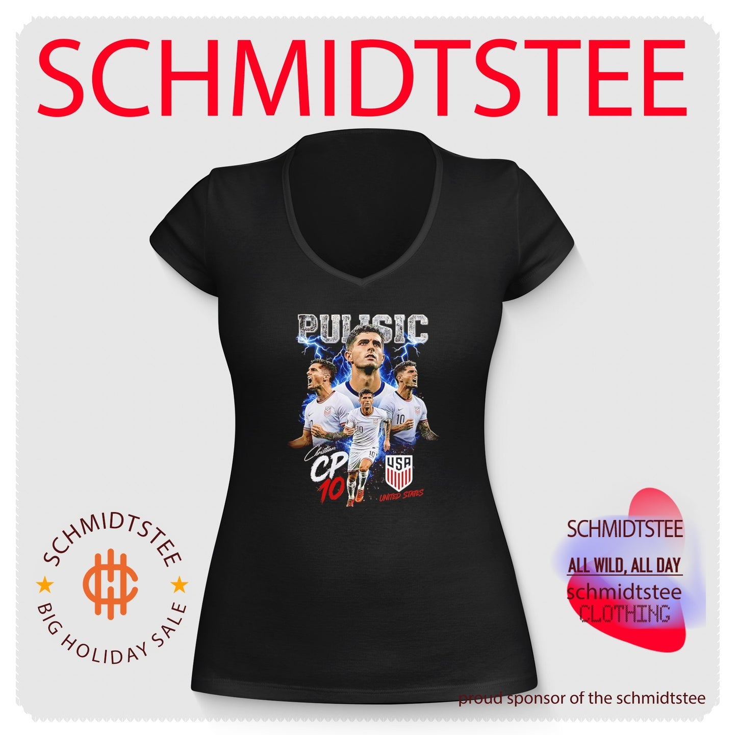 World Cup 2026 Christian Pulisic United States graphic shirt