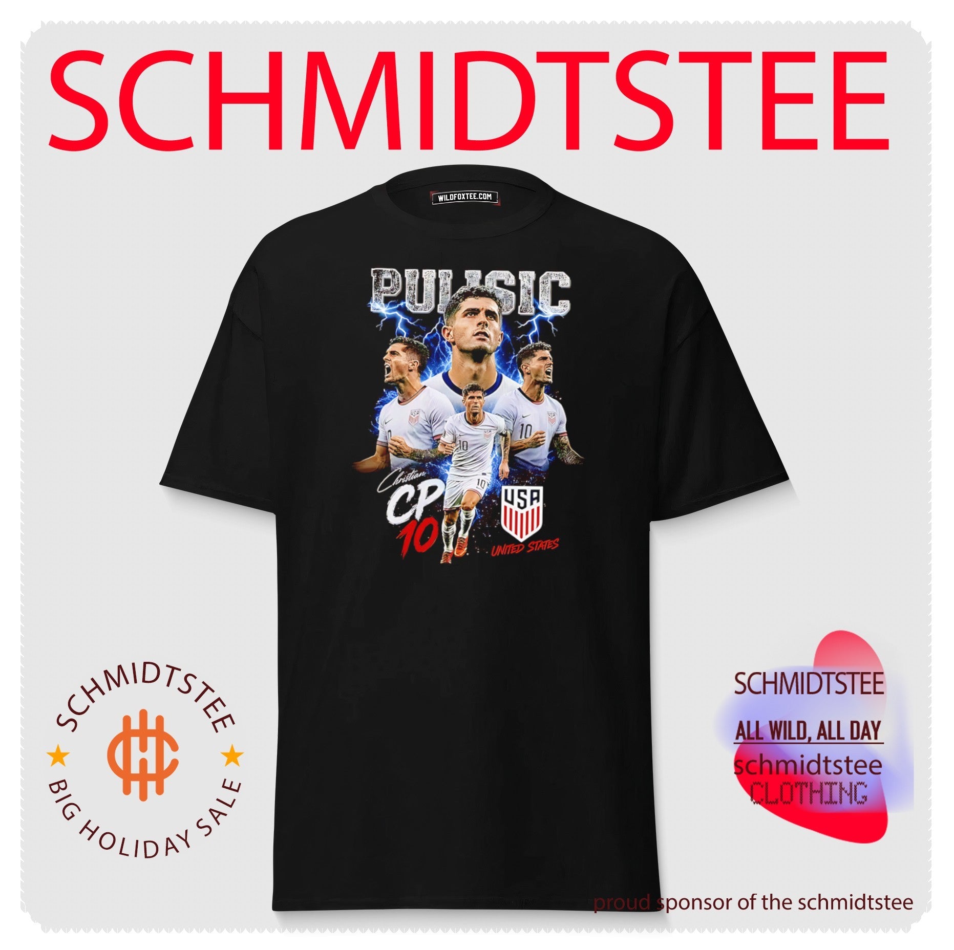 World Cup 2026 Christian Pulisic United States graphic shirt