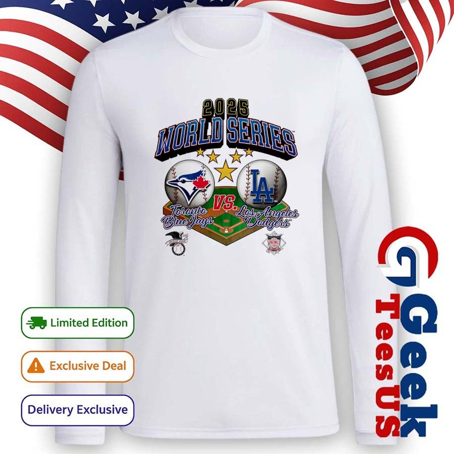 World Series 2025 Toronto Blue Jays vs Los Angeles Dodgers baseball Stadium shirt