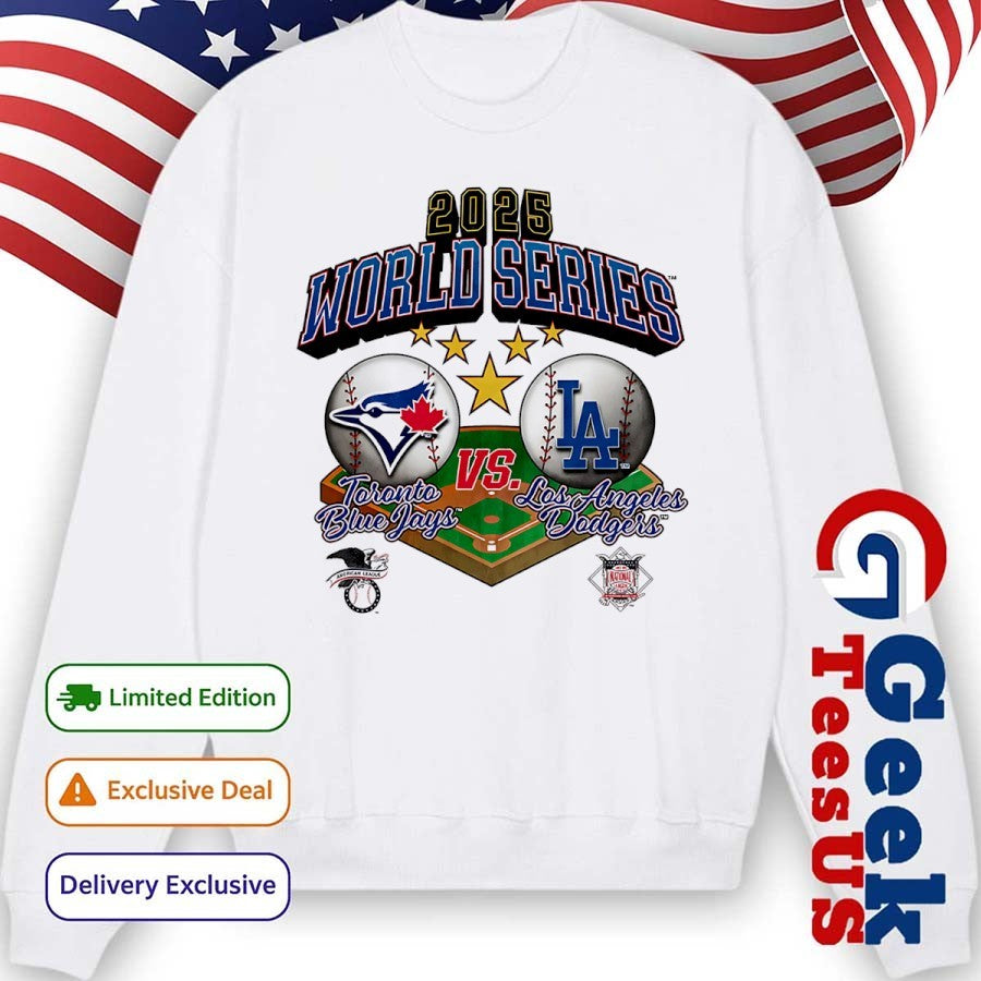 World Series 2025 Toronto Blue Jays vs Los Angeles Dodgers baseball Stadium shirt