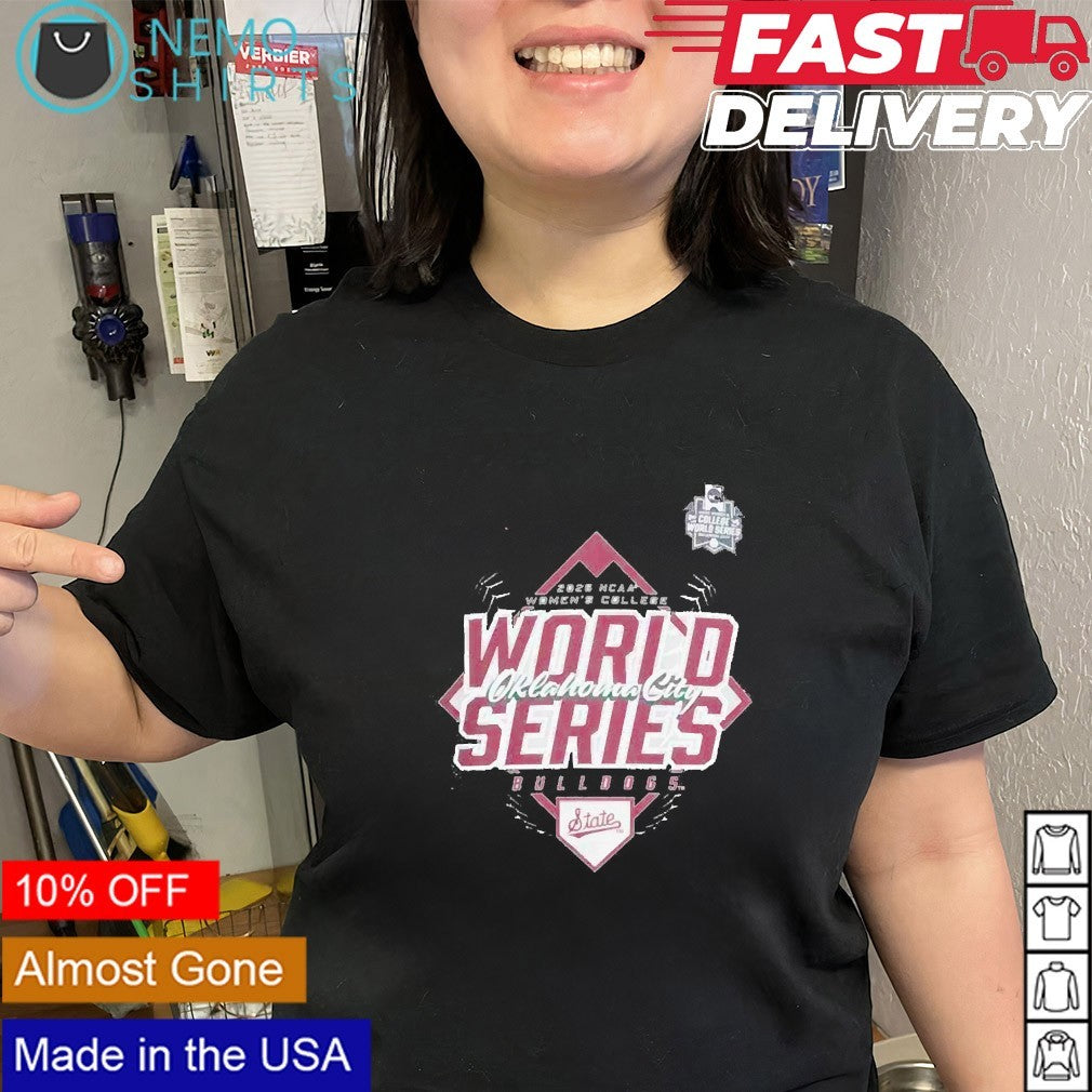 World Series Mississippi State Bulldogs 2026 NCAA women’s softball shirt