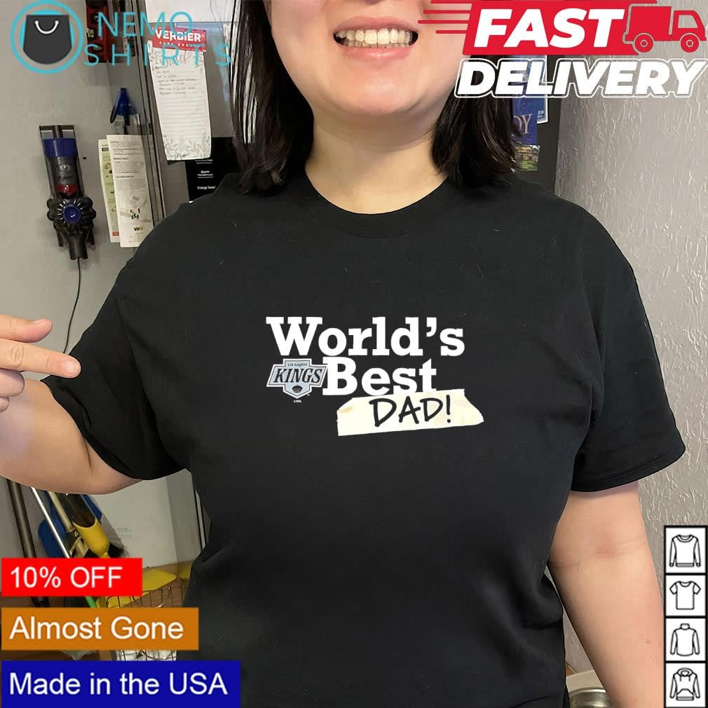 World’s Best Dad with Los Angeles Kings logo shirt