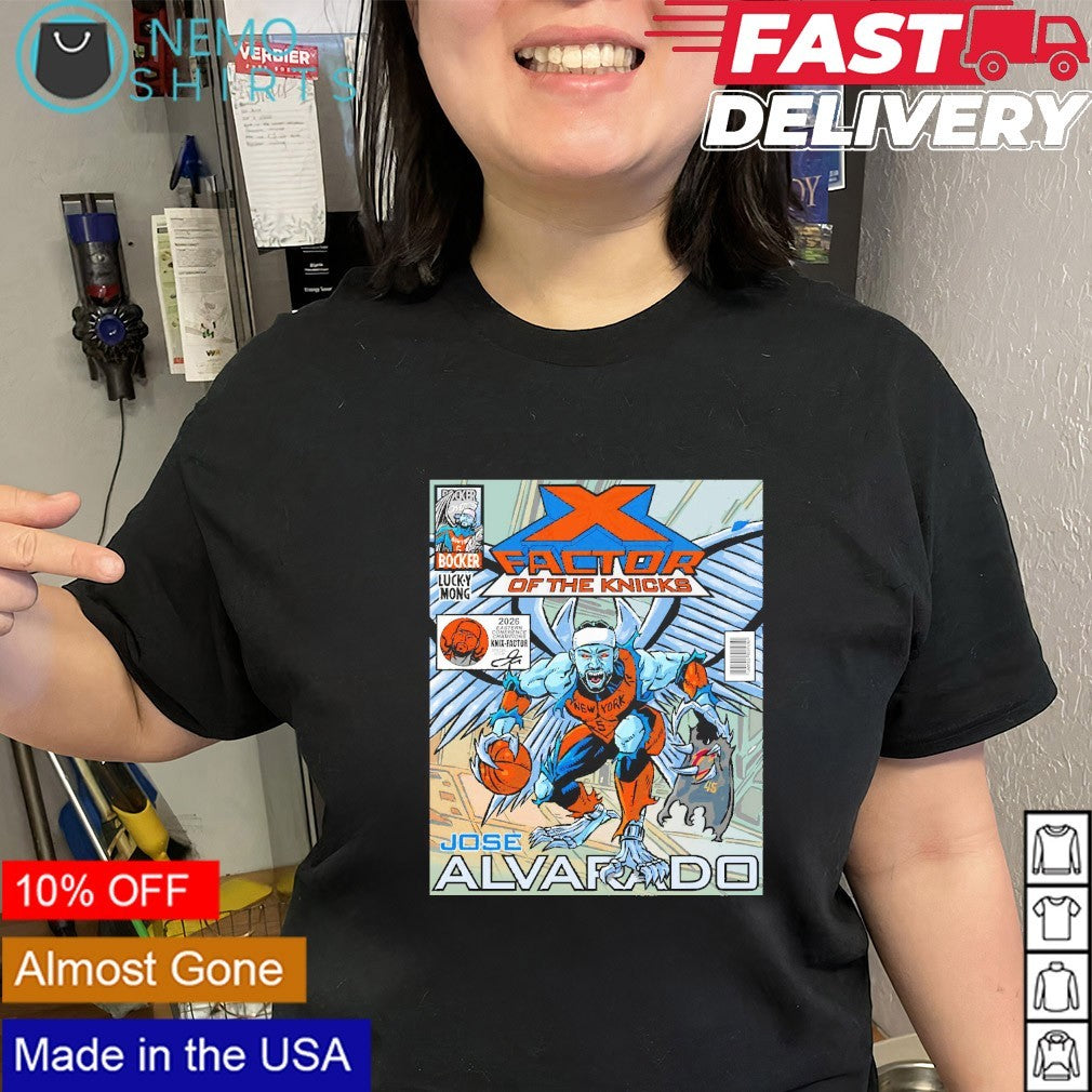 X-Factor of the Knicks Jose Alvarado 2026 East Conference champions shirt
