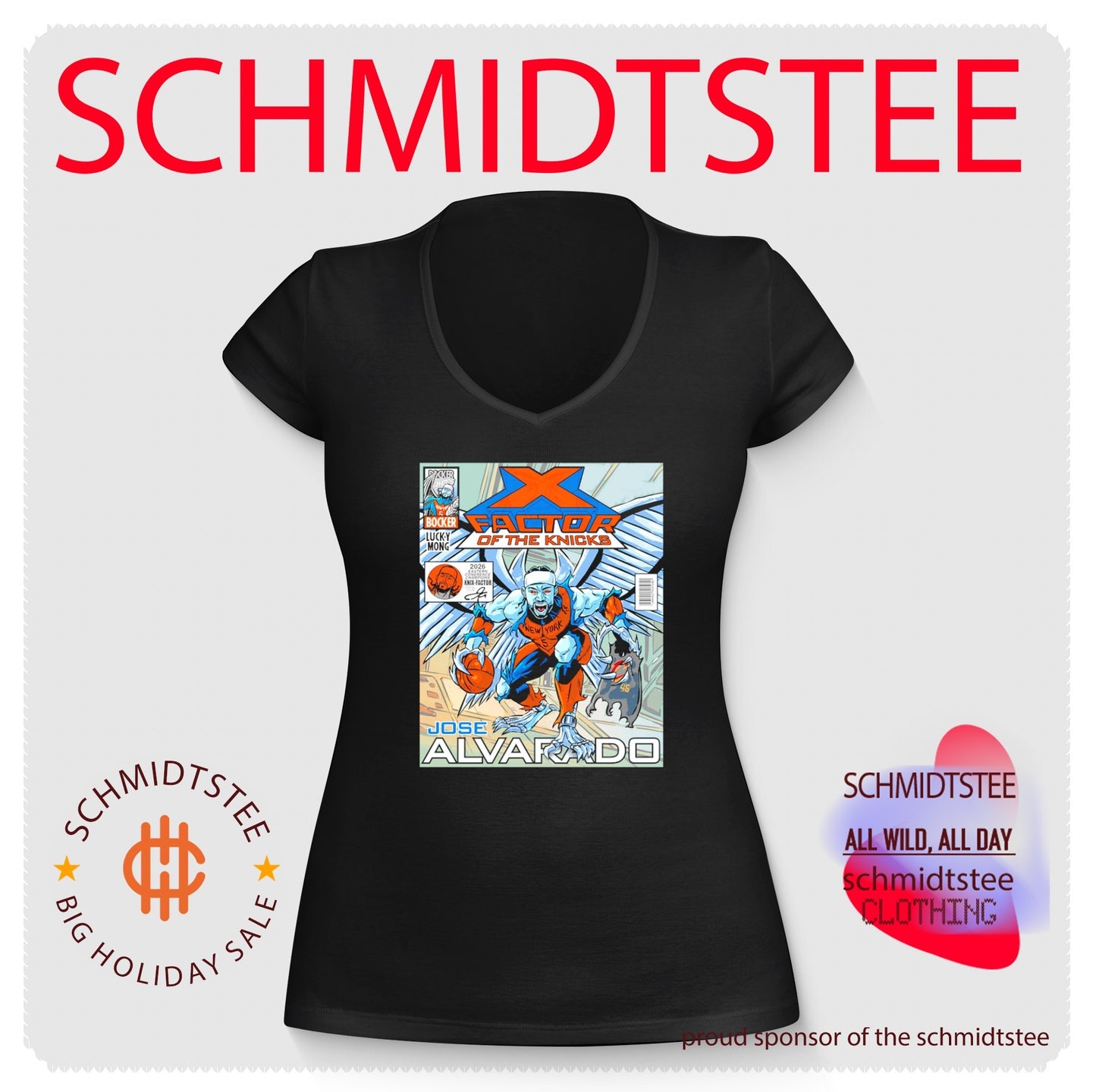 X-Factor of the Knicks Jose Alvarado New York Knicks comic shirt