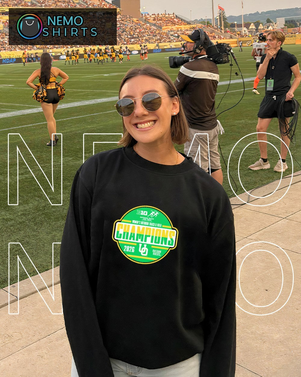 Oregon Ducks 2026 Big Ten women’s Outdoor Track & Field champions shirt