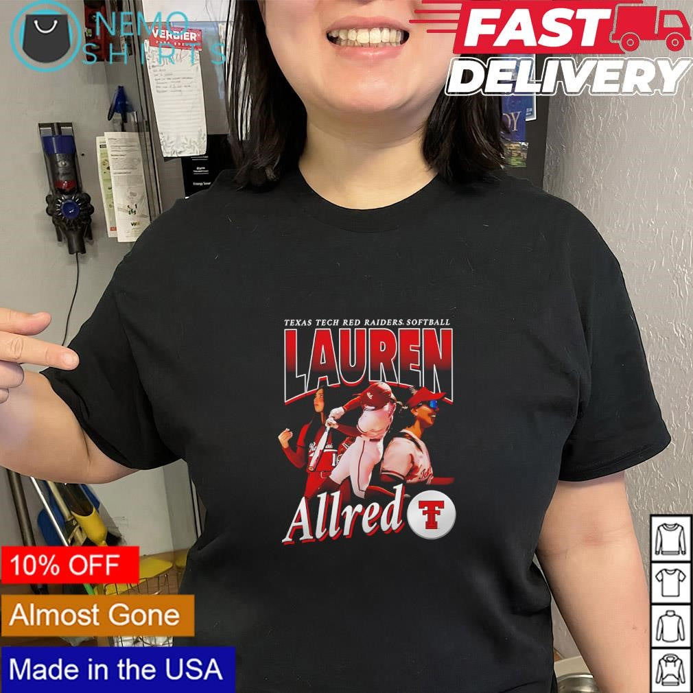 Lauren Allred Texas Tech Red Raiders softball player shirt
