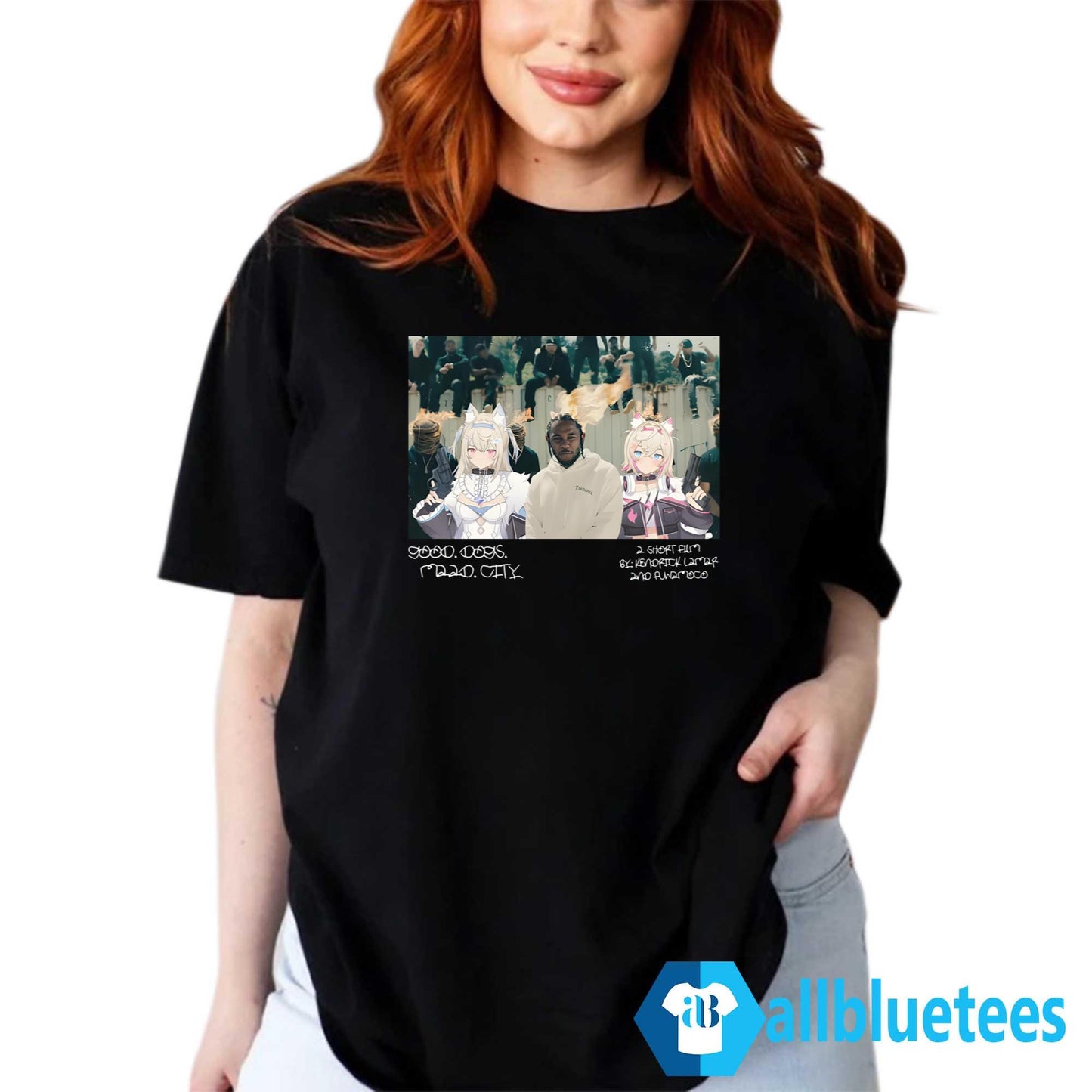 Yaruki Fwmc X Kendrick Lamar Anime Good Dogs Maad City Shirt