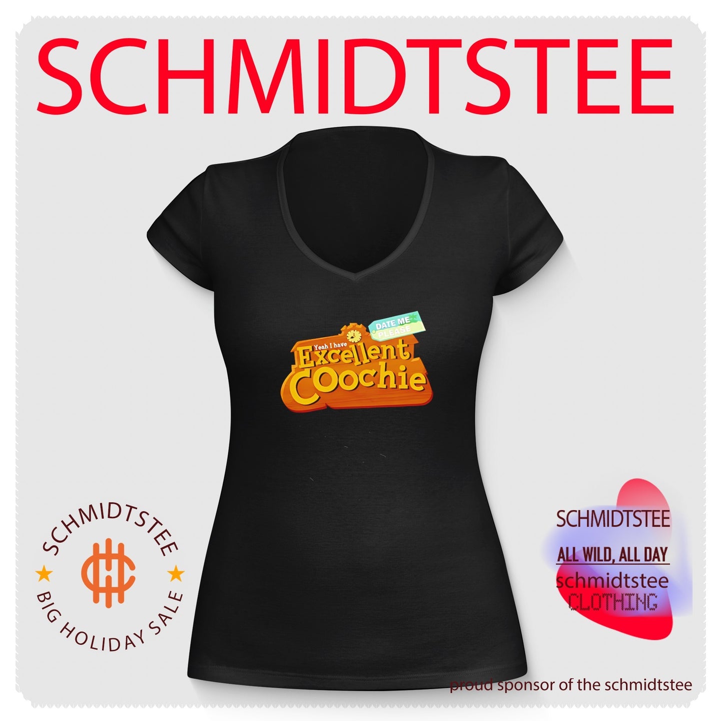 Yeah I have excellent coochie date me please graphic shirt