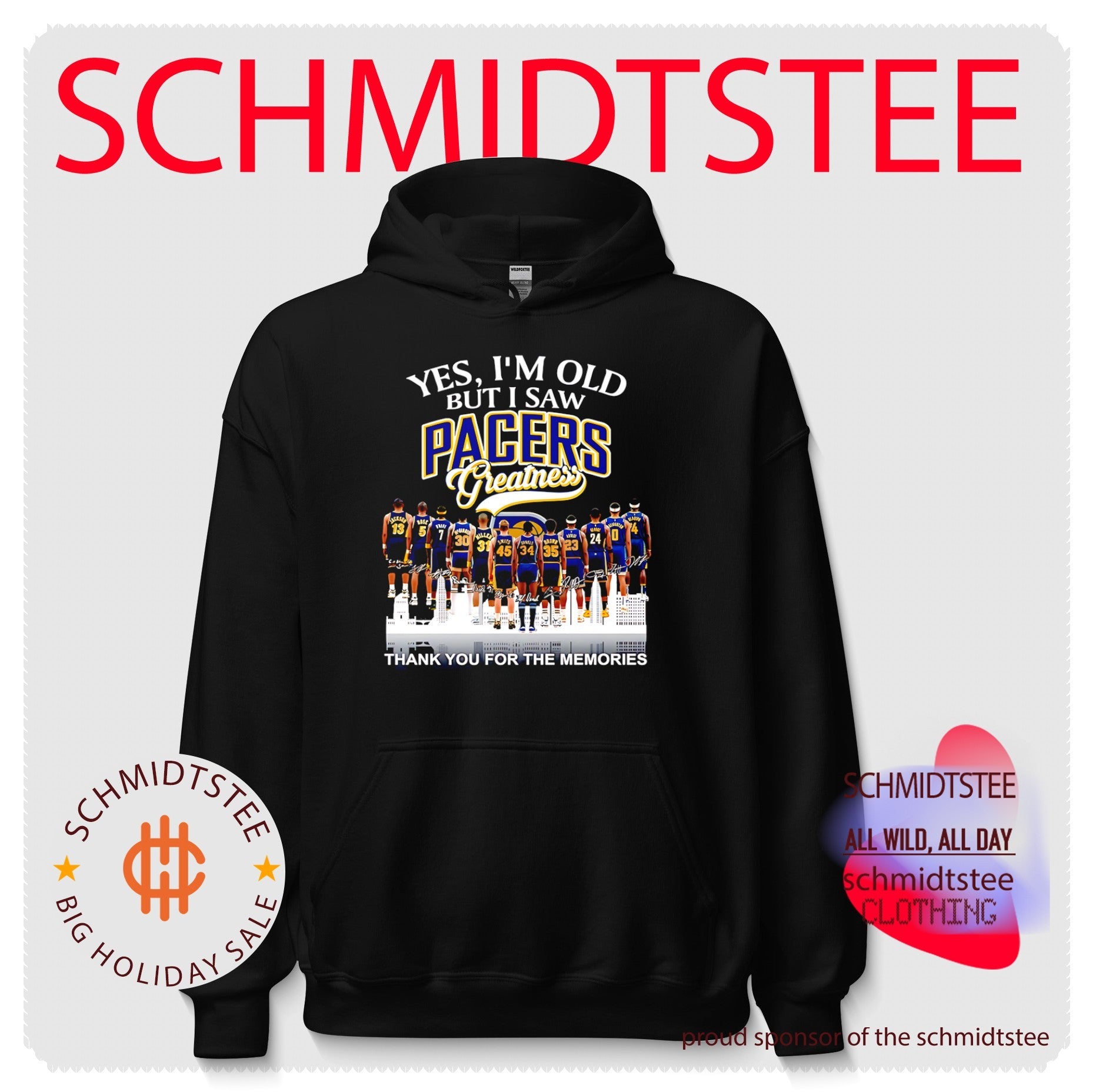 Yes I’m old but I saw Indiana Pacers greatness thank you for the memories shirt