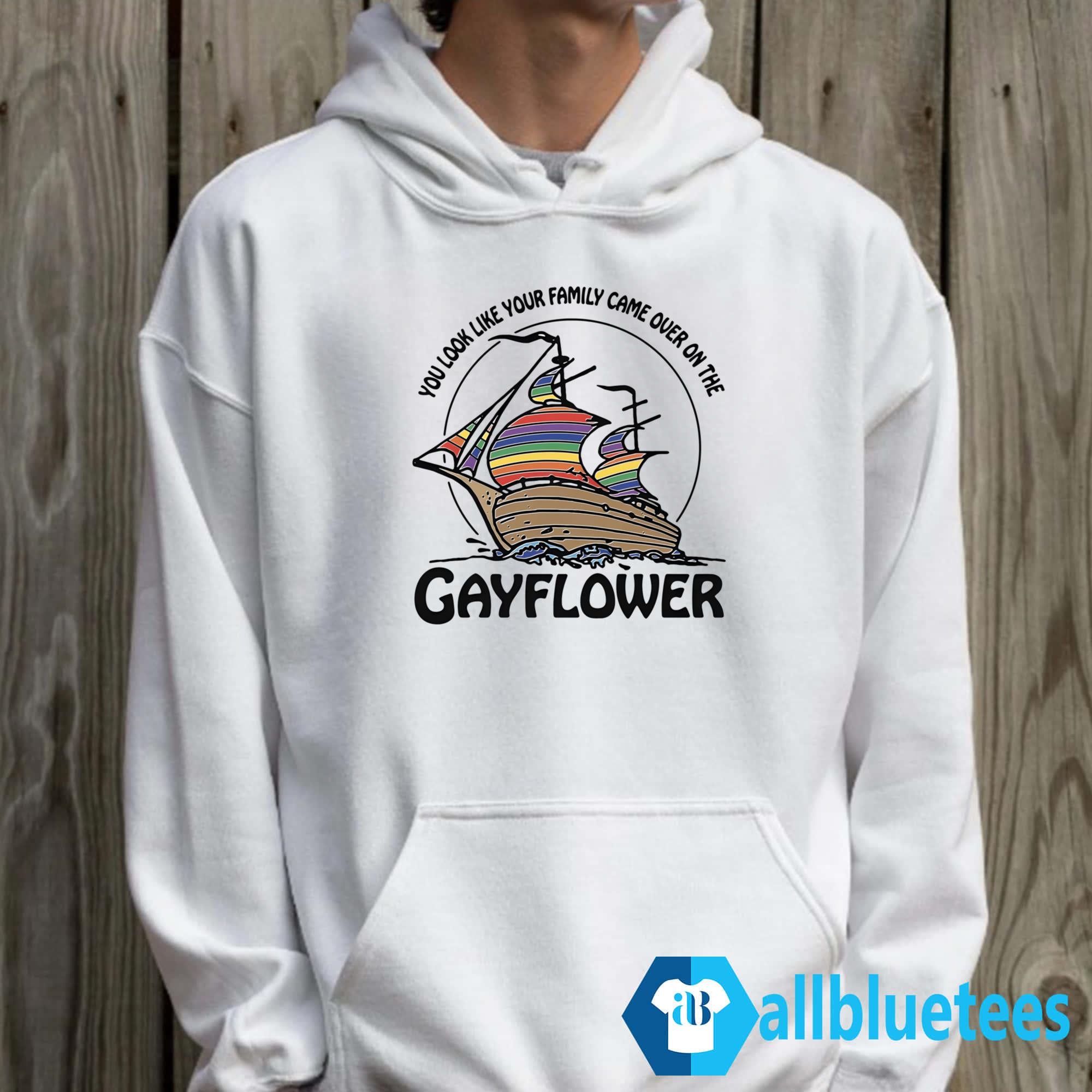 You Look Like Your Family Came Over On The Gayflower Shirt
