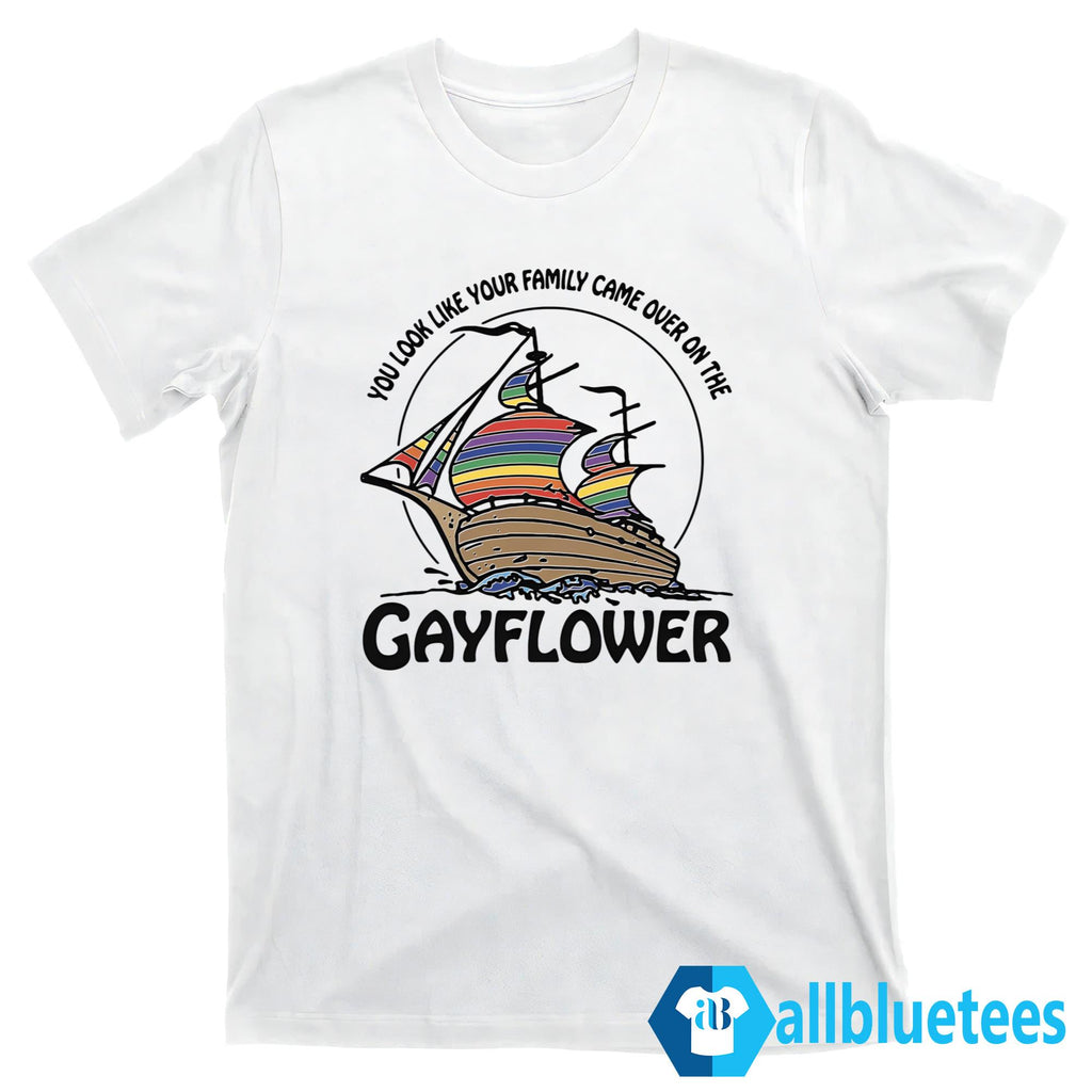 You Look Like Your Family Came Over On The Gayflower Shirt