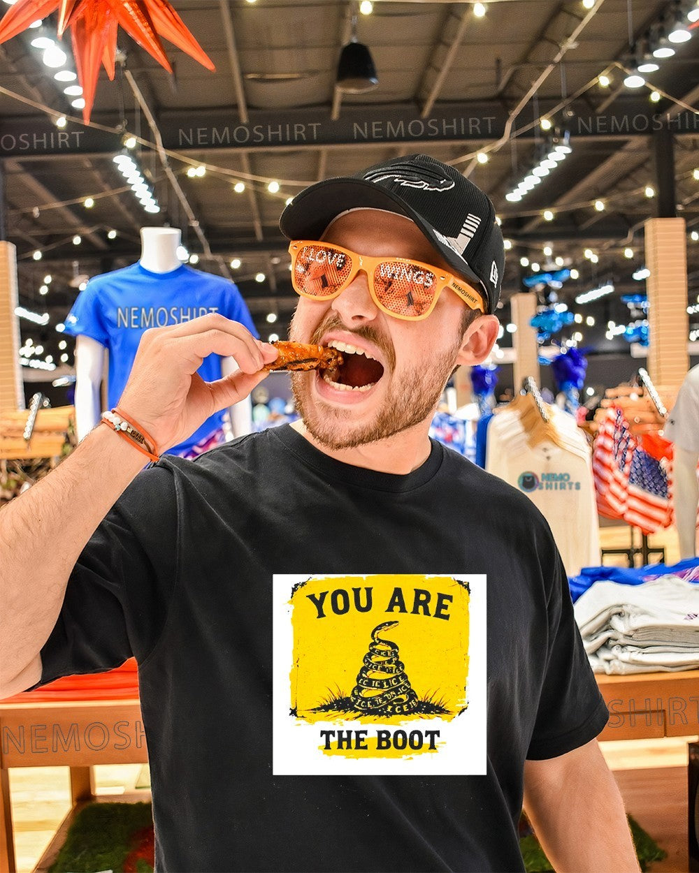 You are the boot ICE Gadsden snake shirt