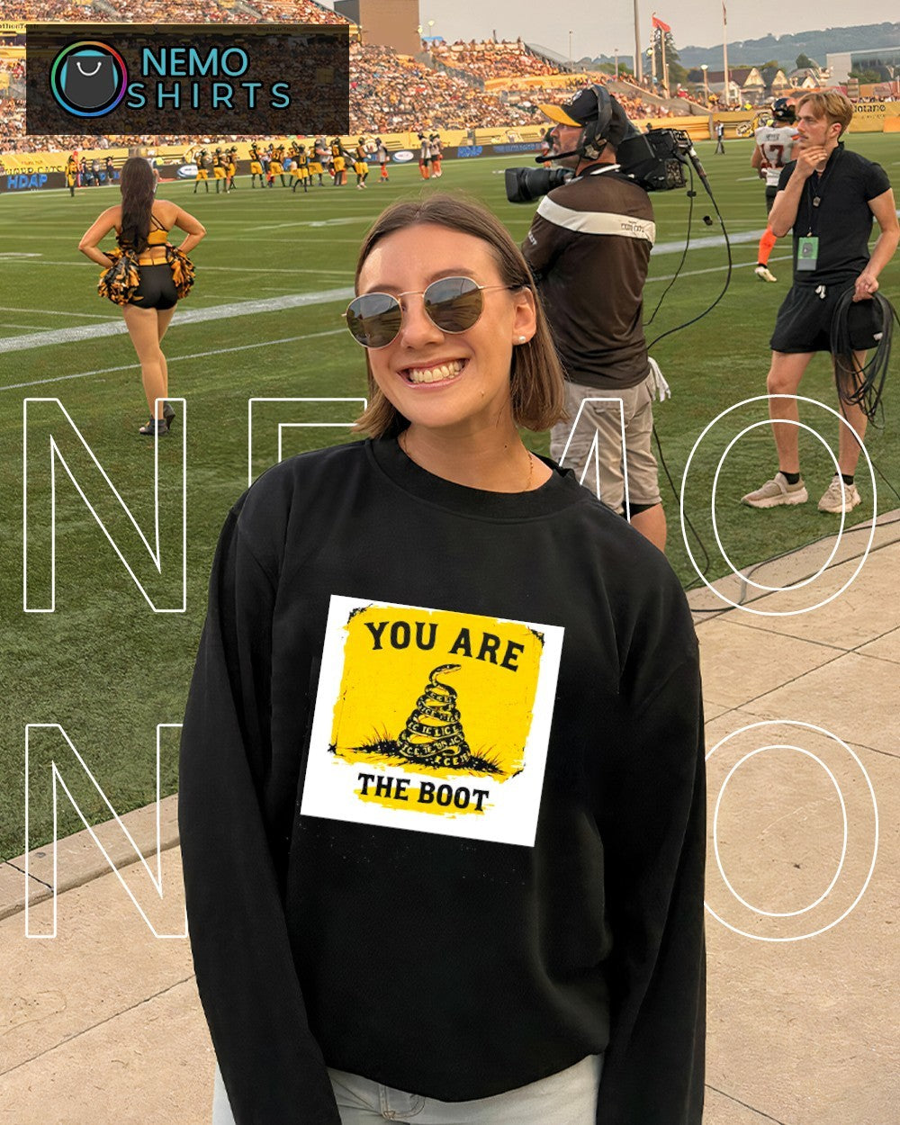 You are the boot ICE Gadsden snake shirt