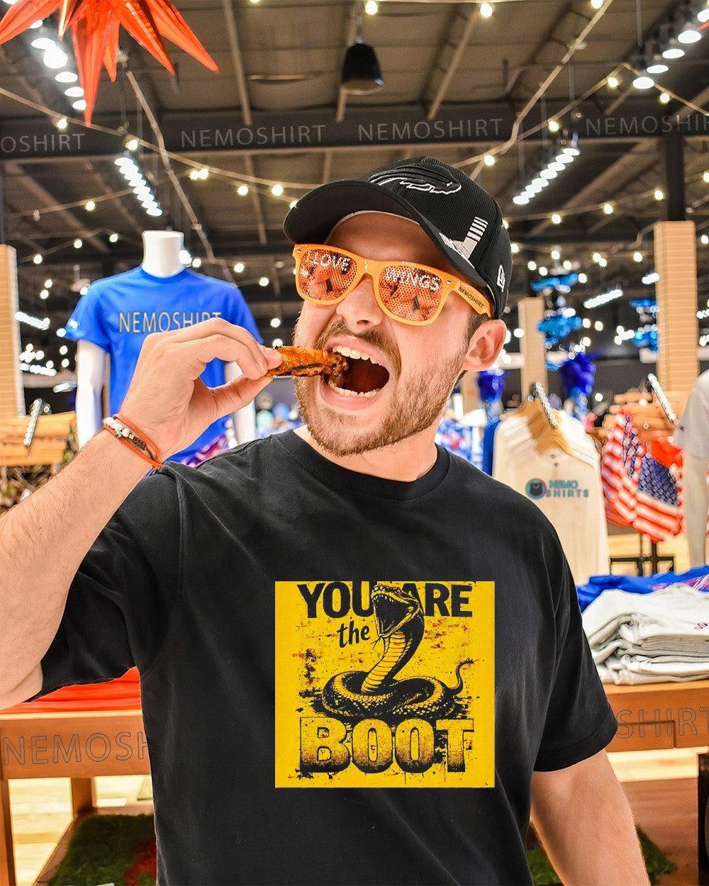 You are the boot snake shirt