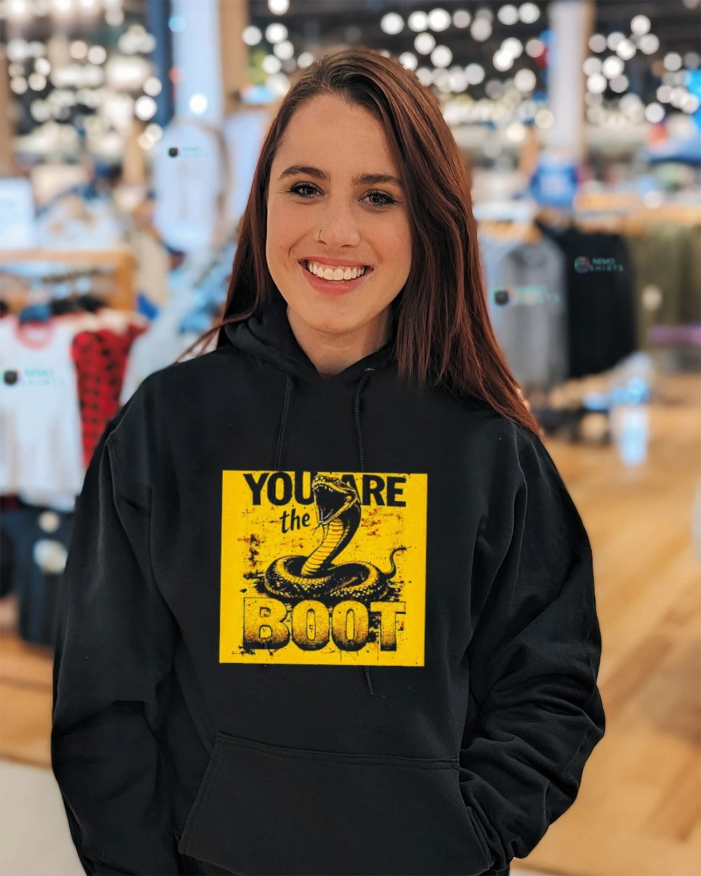 You are the boot snake shirt