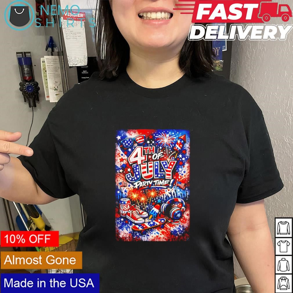 Party time 4th of July USA shirt