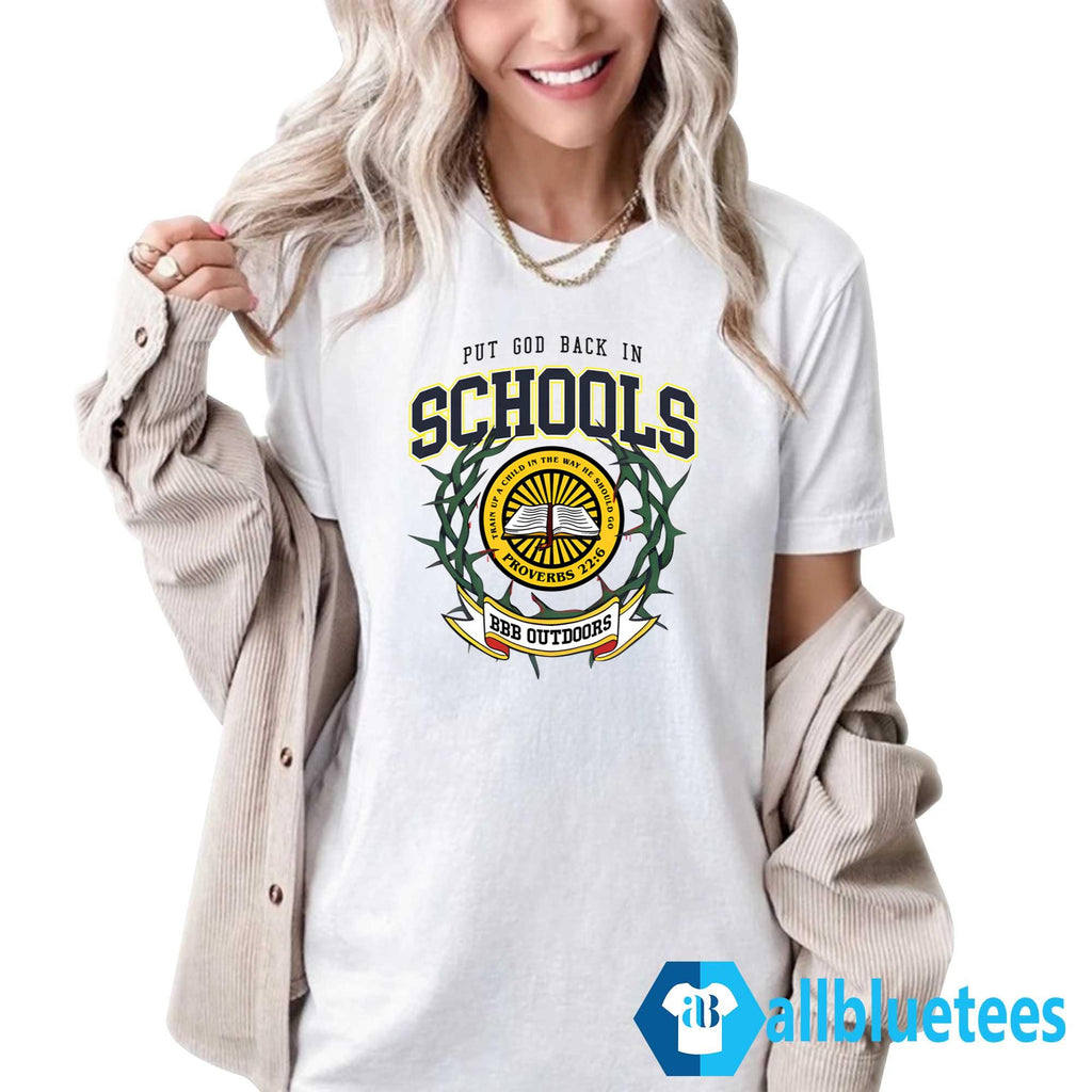 Zach Rushing Put God Back In Schools Shirt