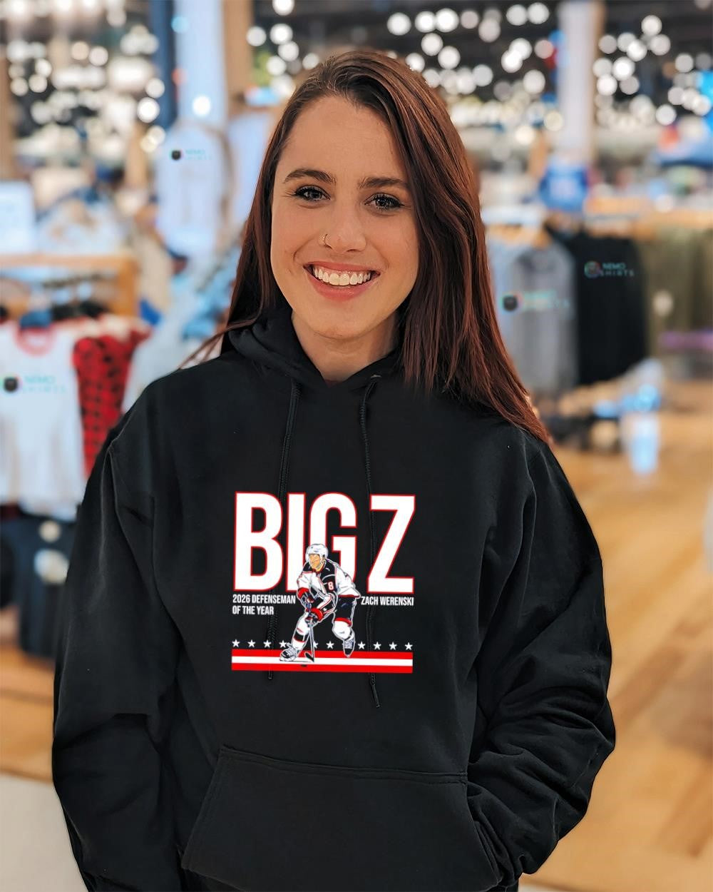 Zach Werenski Big Z 2026 Defenseman of the Year shirt