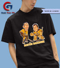 Zdeno Chara and Tuukka Rask Boston Backbone Hockey caricatures shirt