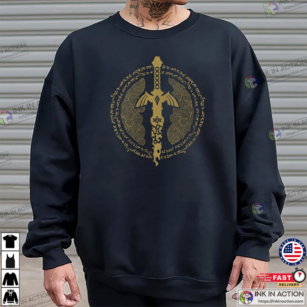 Zelda Tears of the Kingdom Master Sword Gamer T-shirt