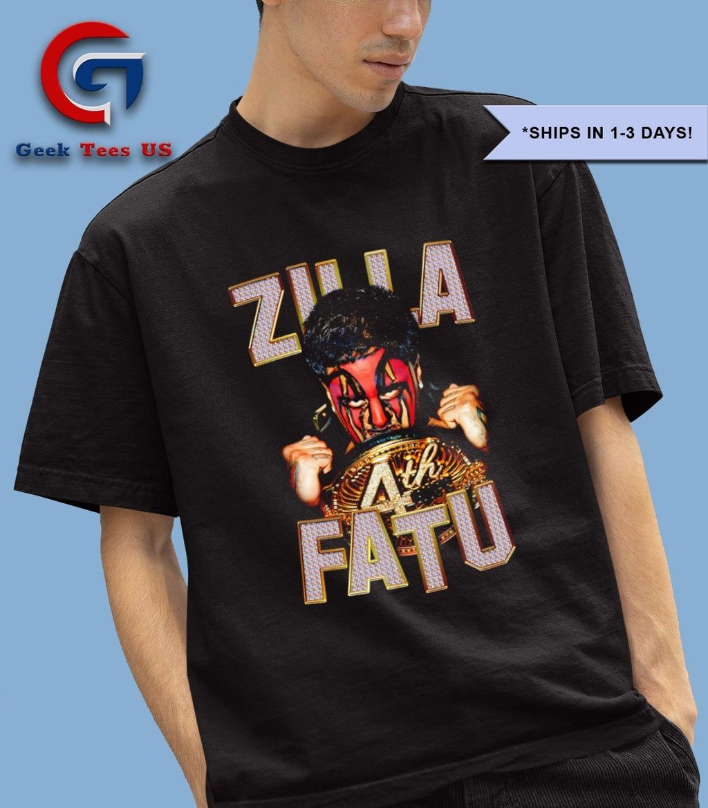 Zilla Fatu 4th rope face paint shirt