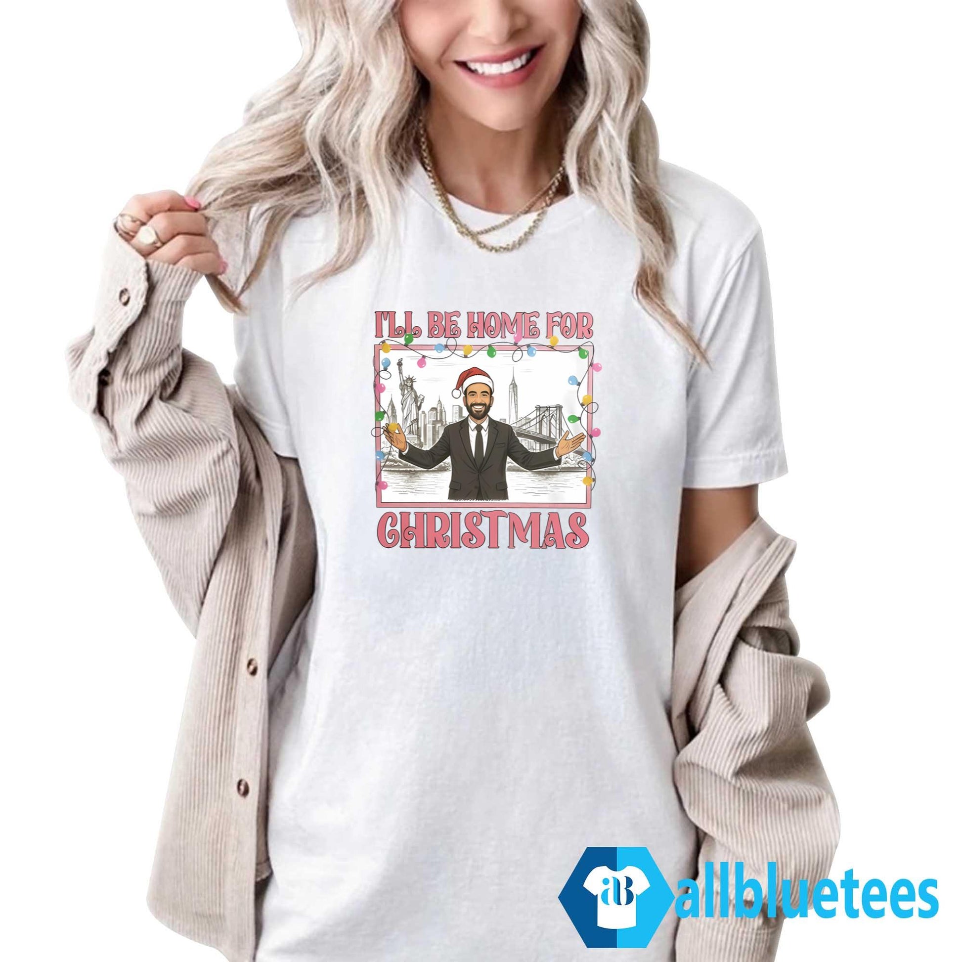 Zohran Mamdani I’ll Be Home For Christmas Shirt