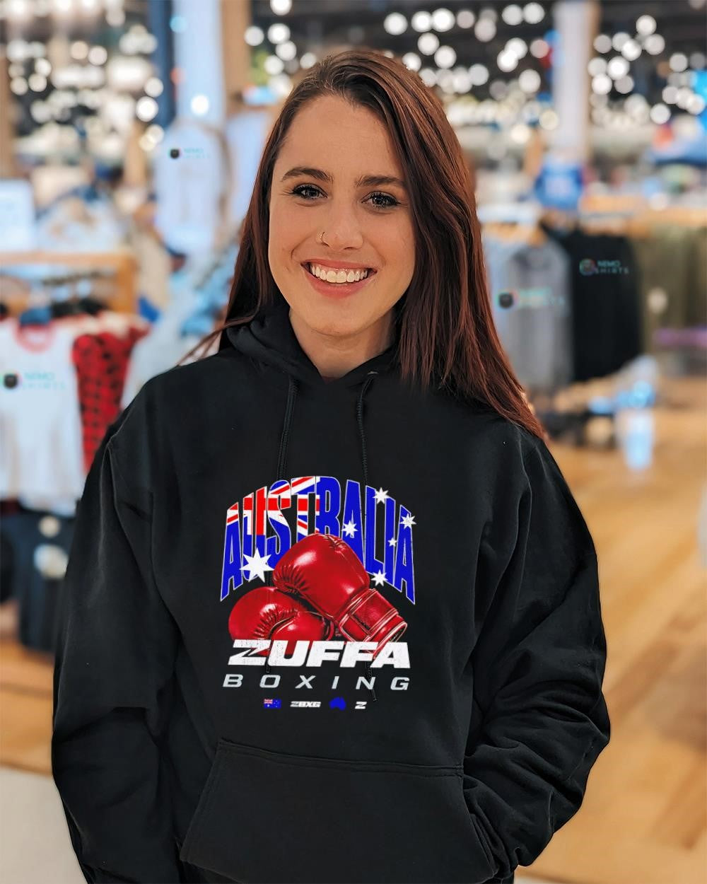 Zuffa Boxing Australia graphic shirt