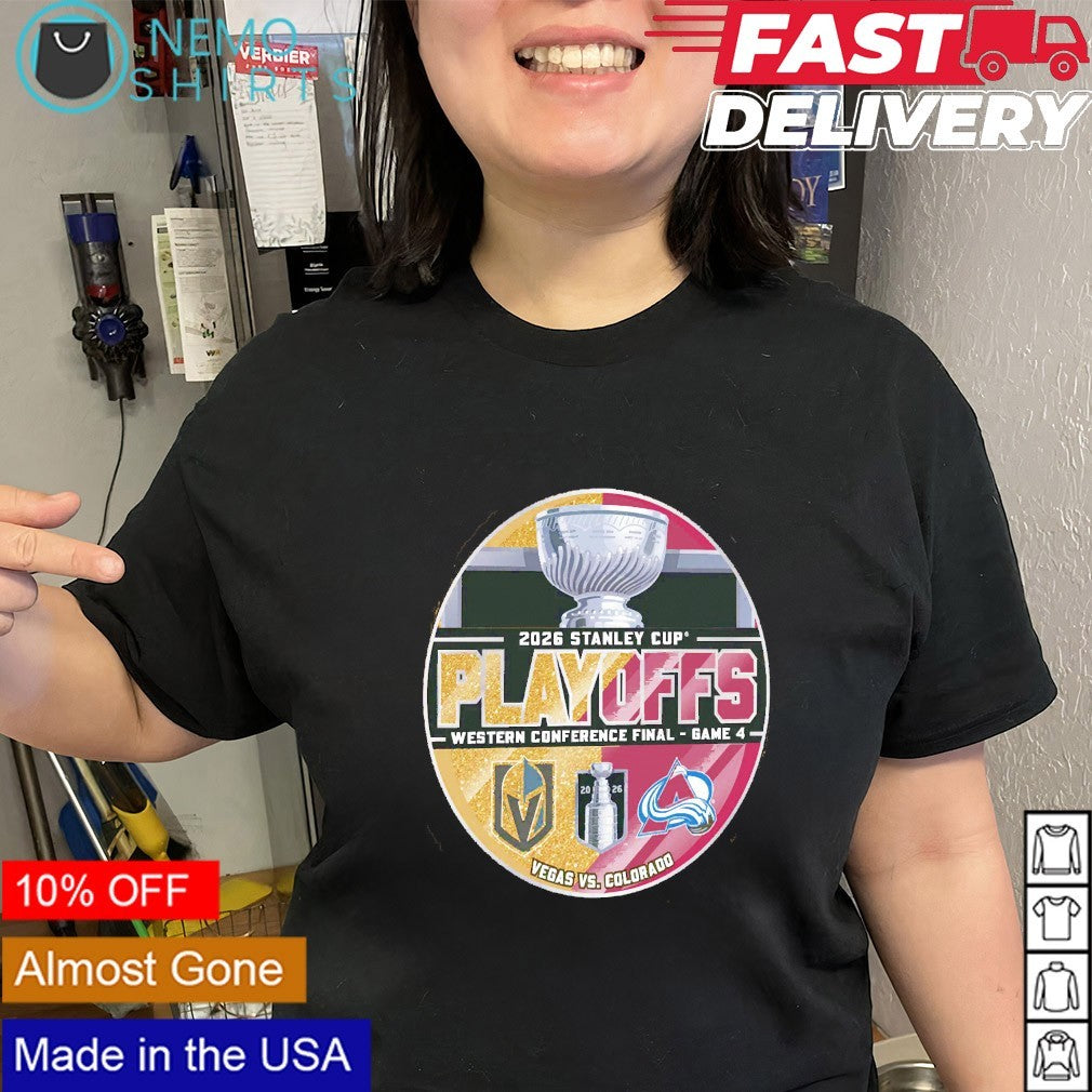 Vegas vs Colorado 2026 Stanley Cup Playoffs Western Conference final game 4 shirt