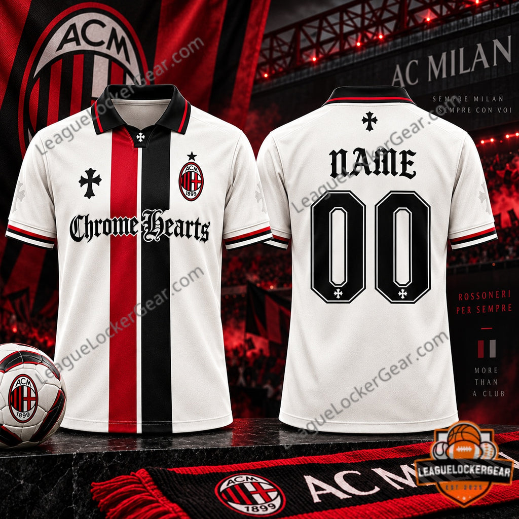 AC Milan x Chrome Hearts Polo Jersey 2026