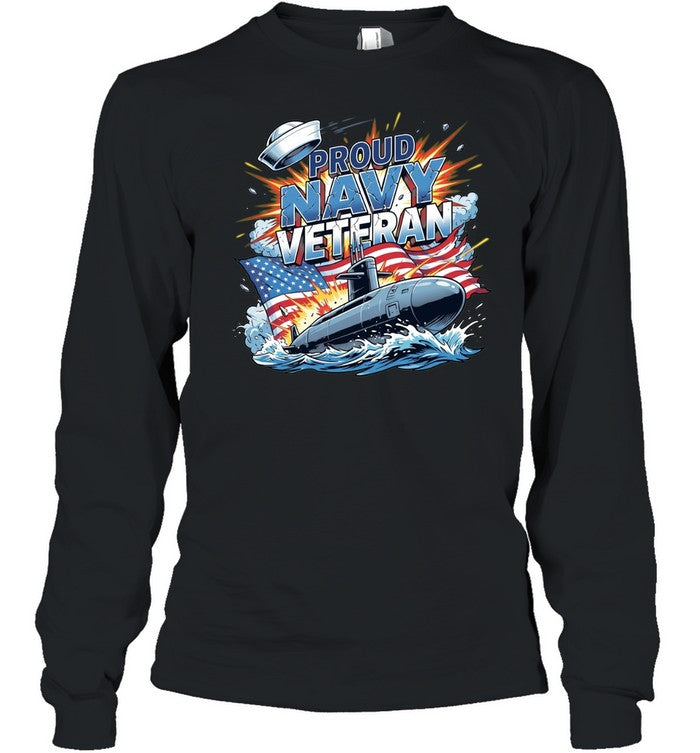 America submarine proud NAVY Veteran Unisex T-Shirt