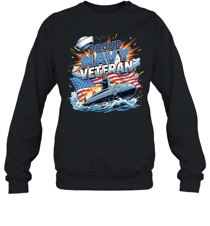 America submarine proud NAVY Veteran Unisex T-Shirt
