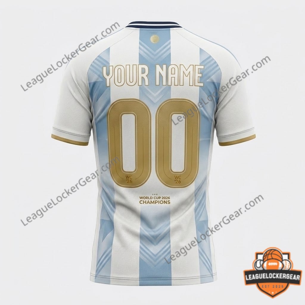Argentina World Cup 2026 Champions Soccer Jersey