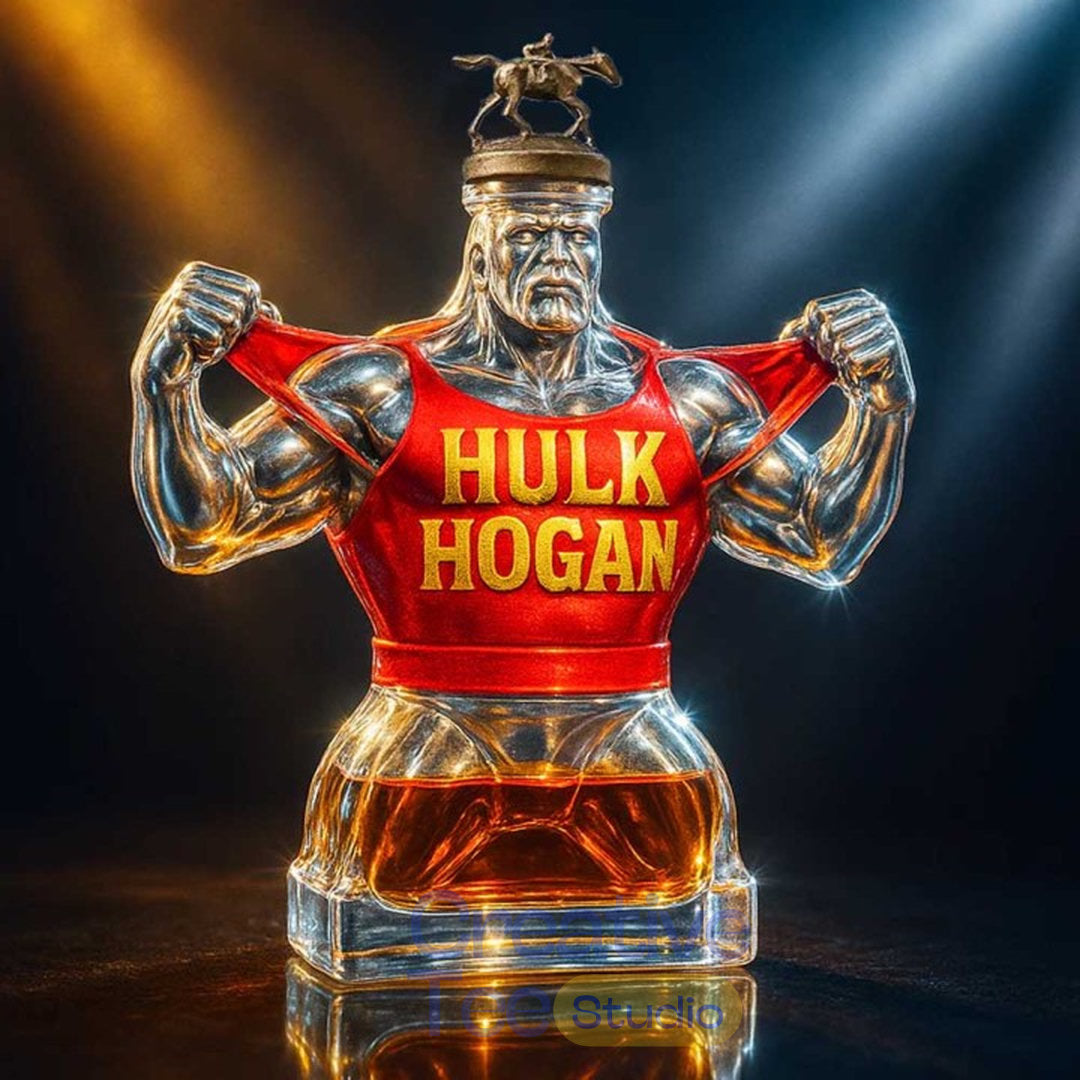 Hulk Hogan 1953-2025 Memorial Whiskey Bottle