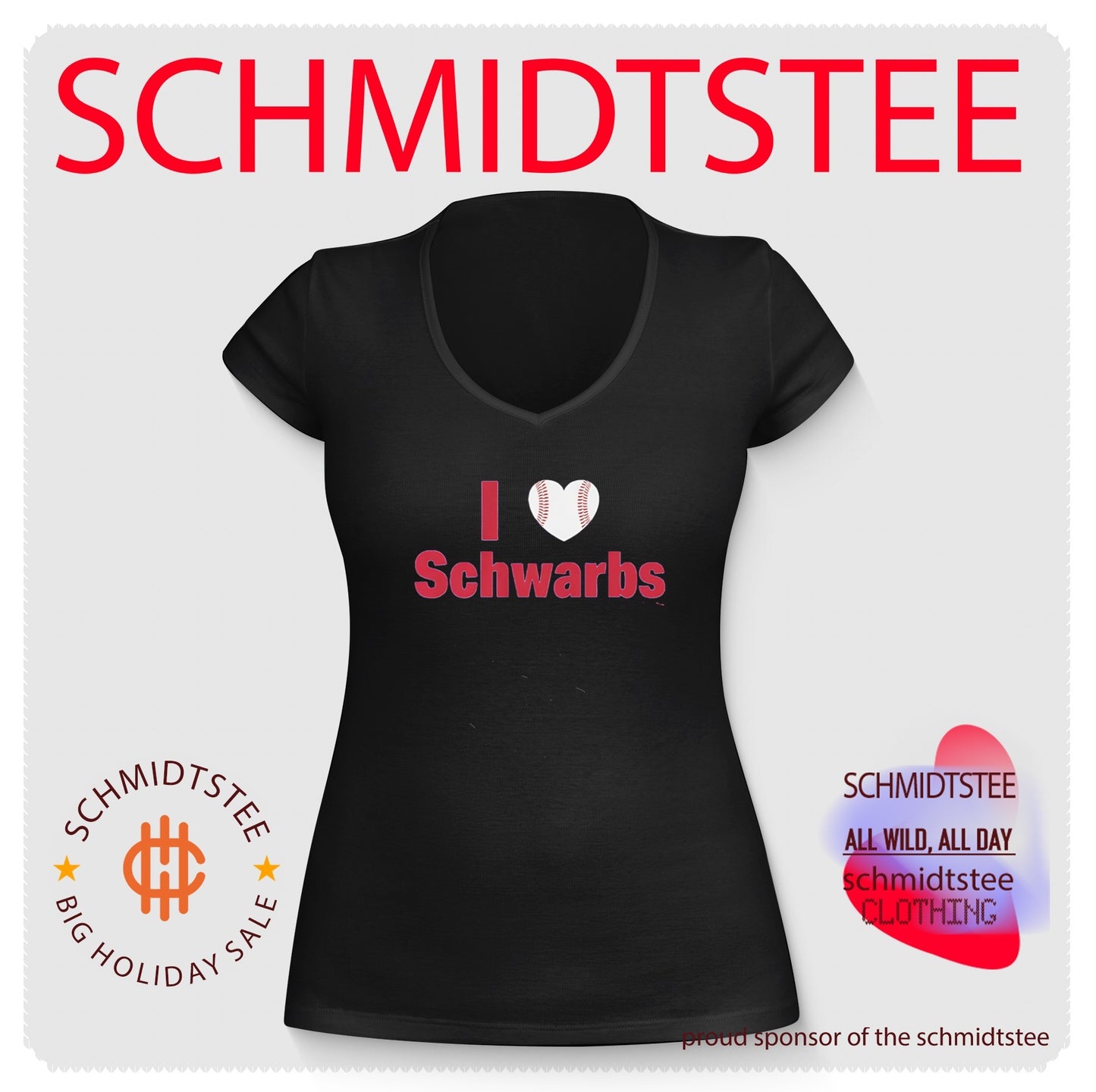Kyle Schwarber Philadelphia Phillies I love The Schwarbs heart shirt