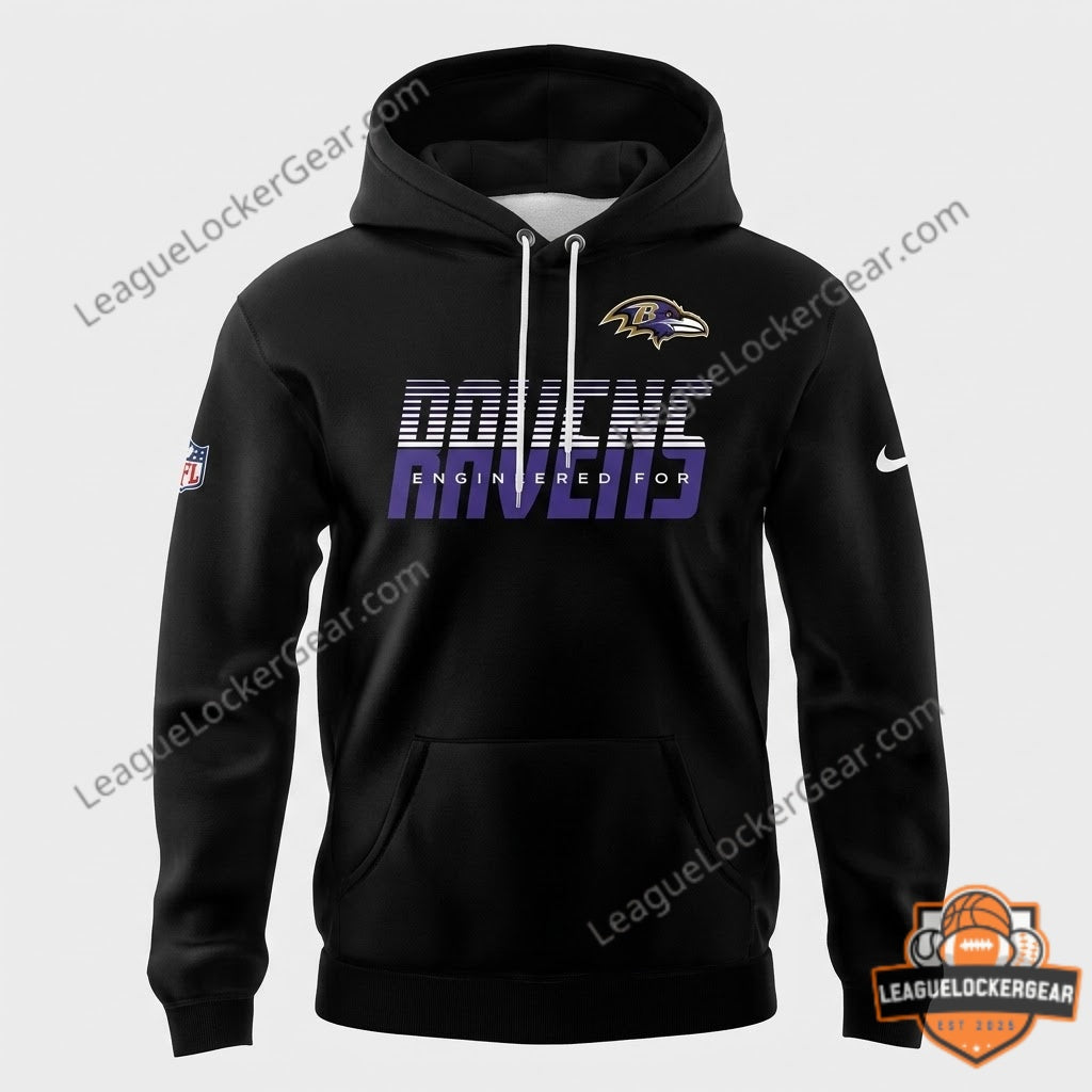 Baltimore Ravens Engineered for Ravens Hoodie