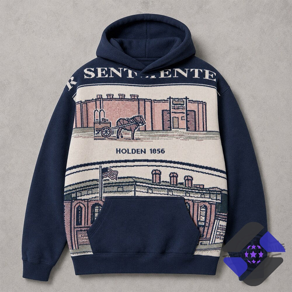 Bbno Sentiente Holden 1856 Landscape Hoodie
