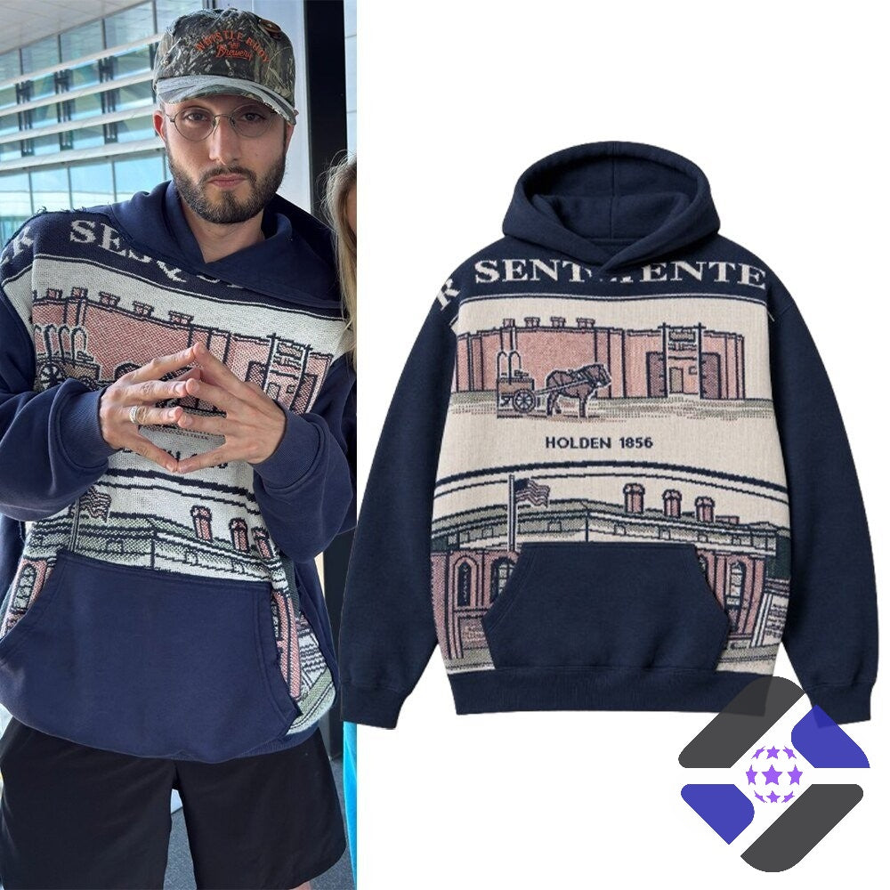 Bbno Sentiente Holden 1856 Landscape Hoodie